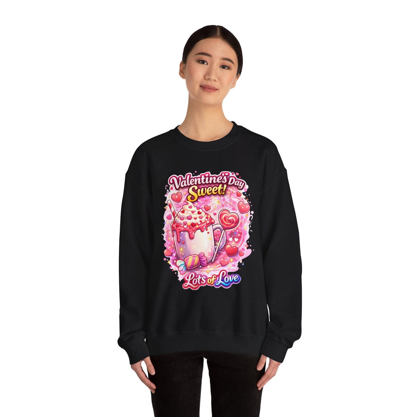 Valentines Day ‘Sweet Treats Themed’ Crewneck Sweatshirt