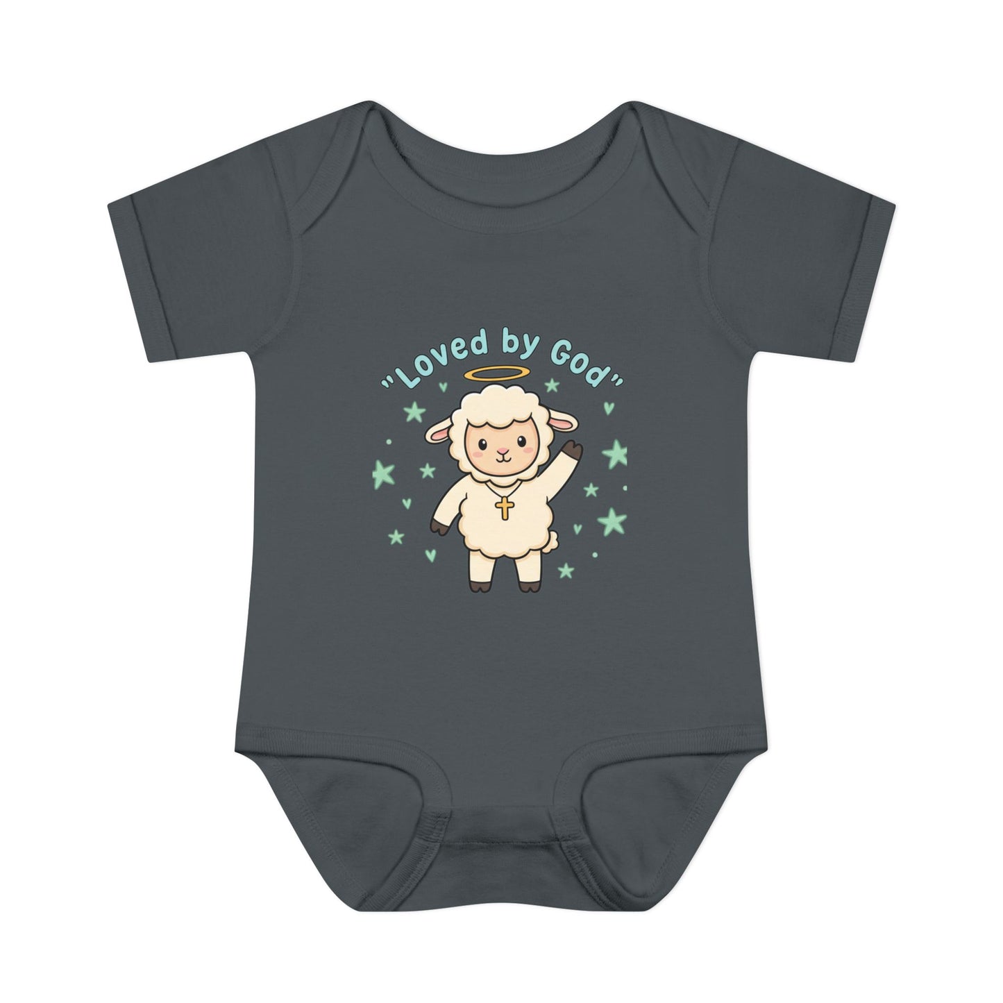 Loved by God Lamb Infant Bodysuit