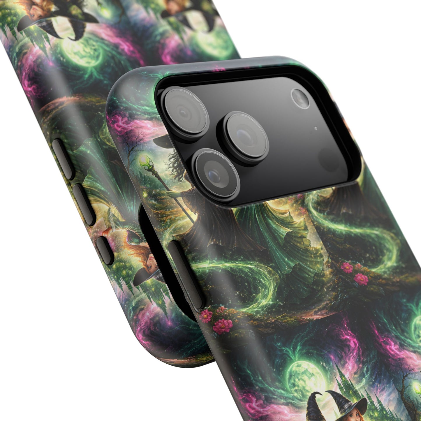 Witchy Moonlight Phone Case — Impact-Resistant Magical Witch Design