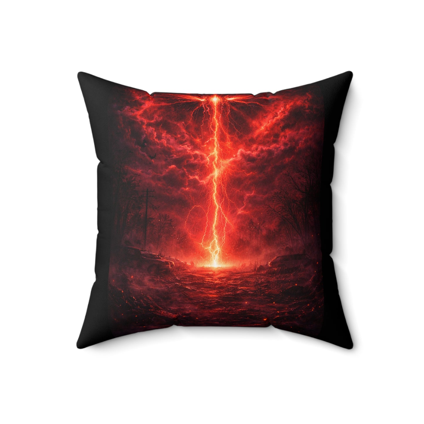 Stranger Things–Inspired Throw Pillow – Retro Sci-Fi Vibes from the Upside Down