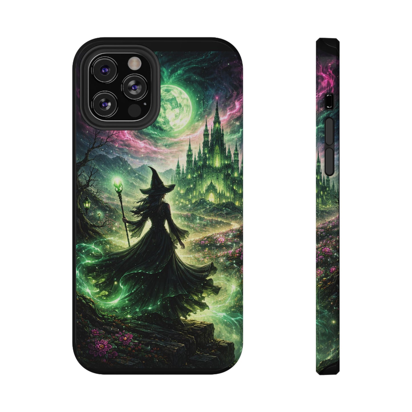 Witchy Moonlight Phone Case — Impact-Resistant Magical Witch Design