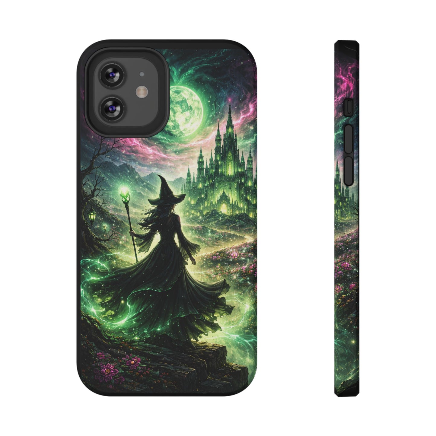 Witchy Moonlight Phone Case — Impact-Resistant Magical Witch Design