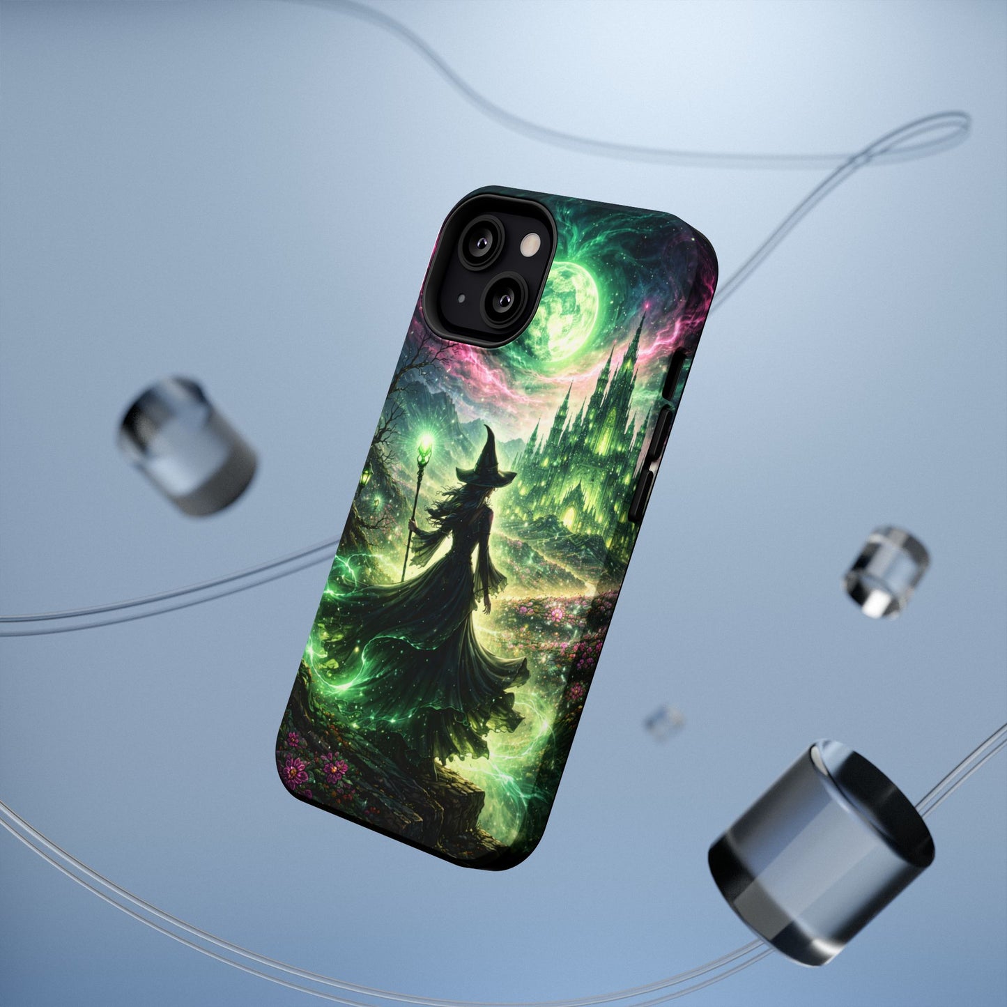 Witchy Moonlight Phone Case — Impact-Resistant Magical Witch Design