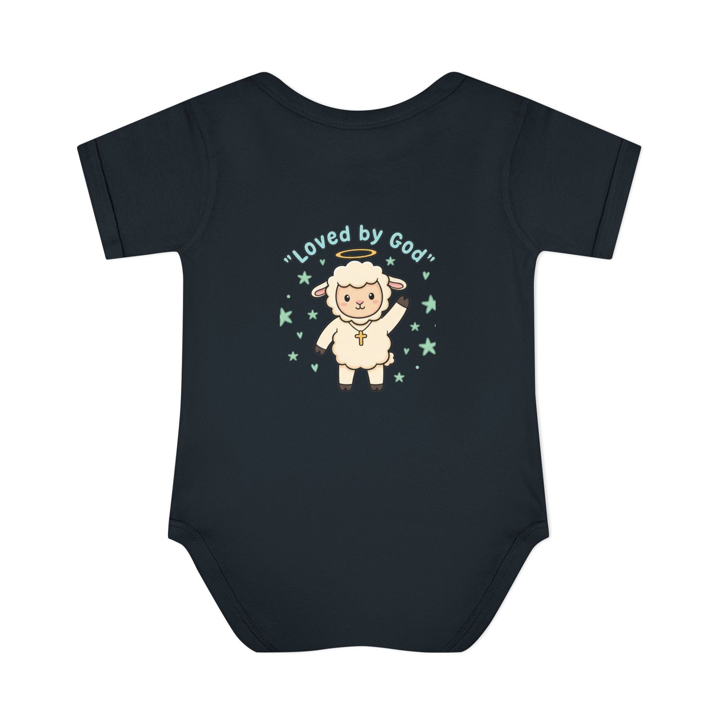 Loved by God Lamb Infant Bodysuit