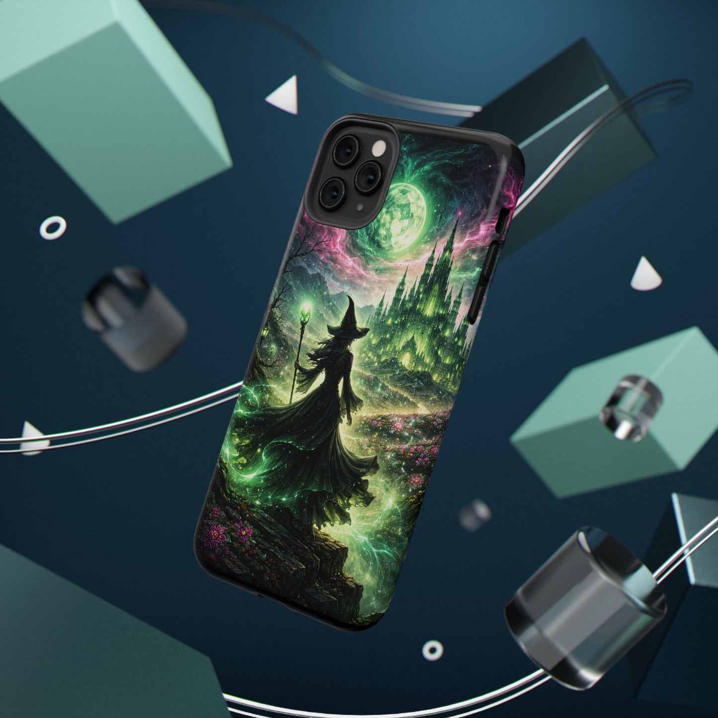 Witchy Moonlight Phone Case — Impact-Resistant Magical Witch Design