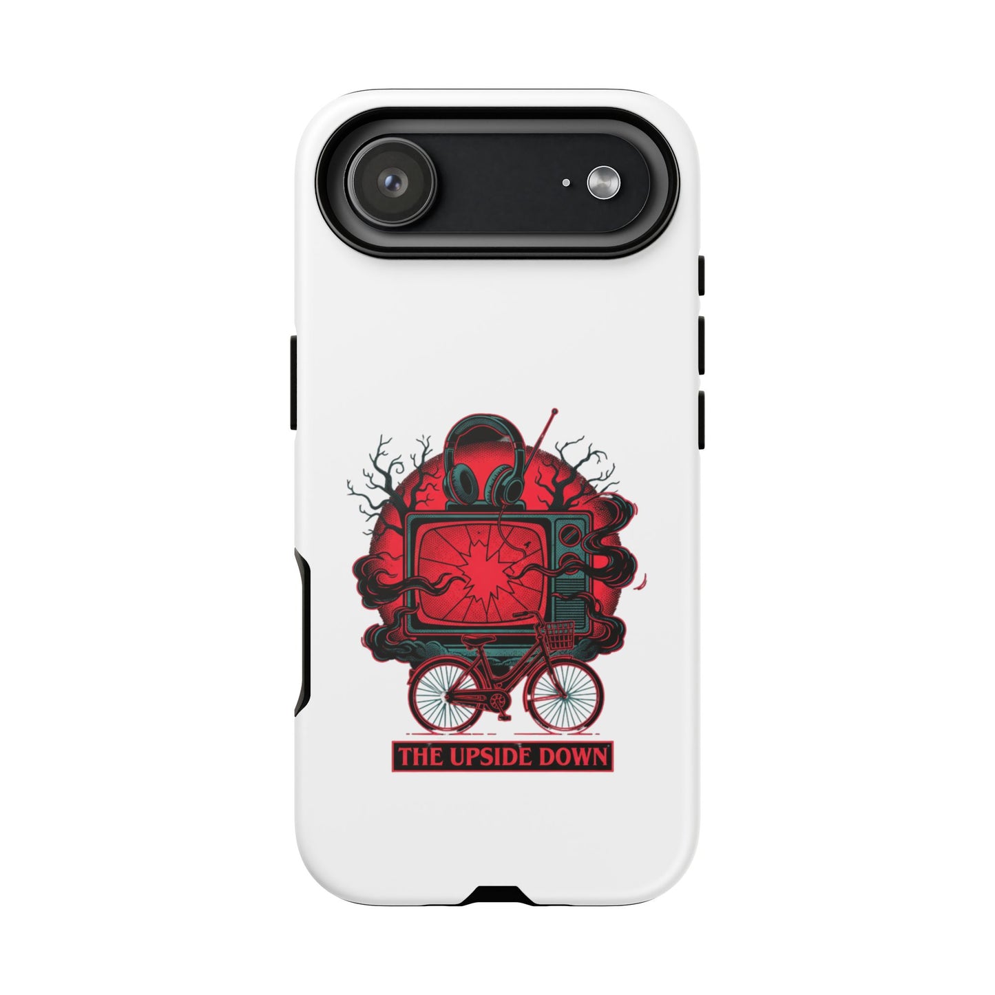Phone Case — "The Upside Down" Retro Horror Scooter TV Design