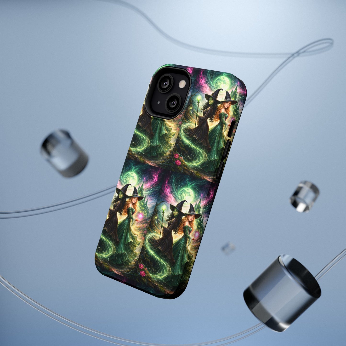 Witchy Moonlight Phone Case — Impact-Resistant Magical Witch Design
