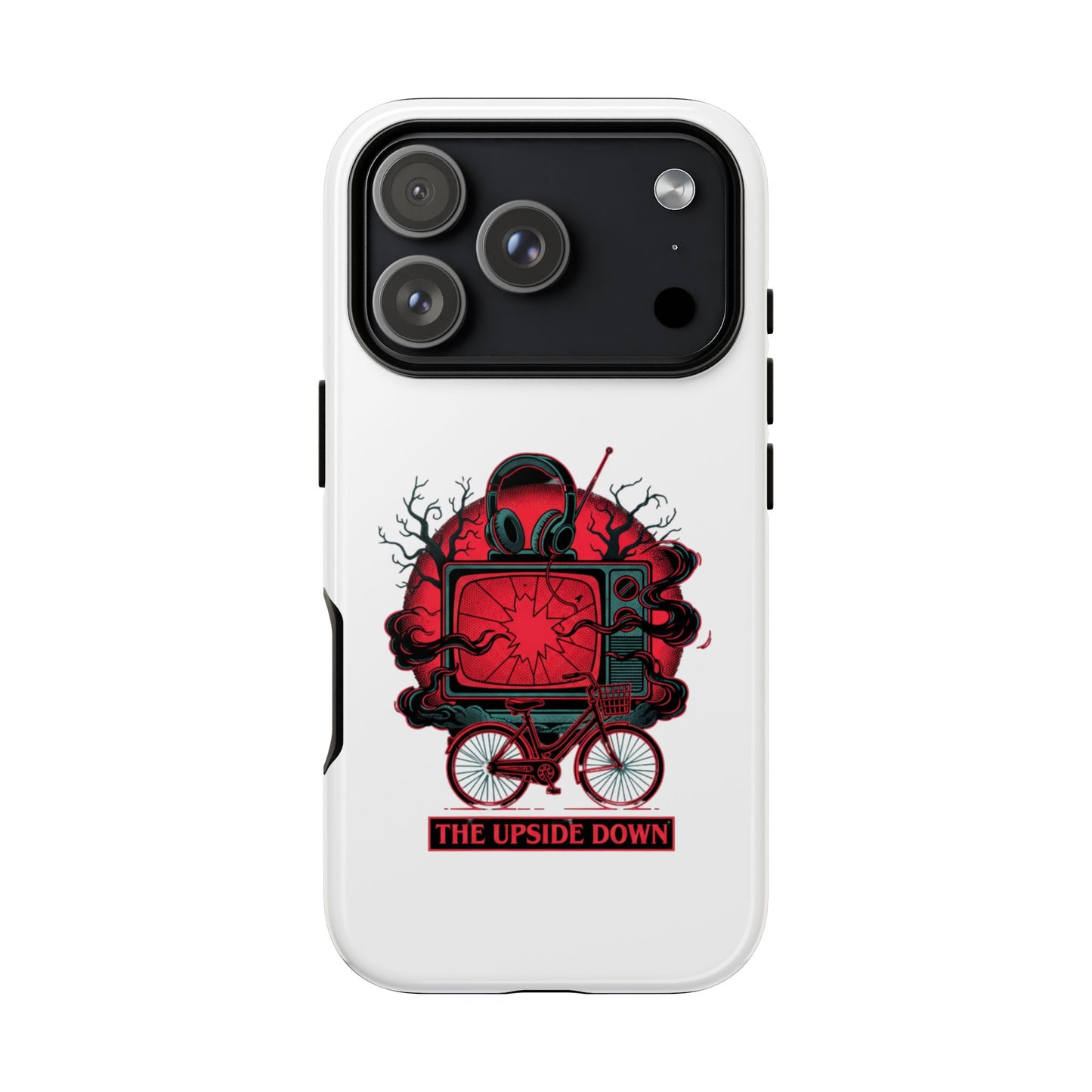 Phone Case — "The Upside Down" Retro Horror Scooter TV Design