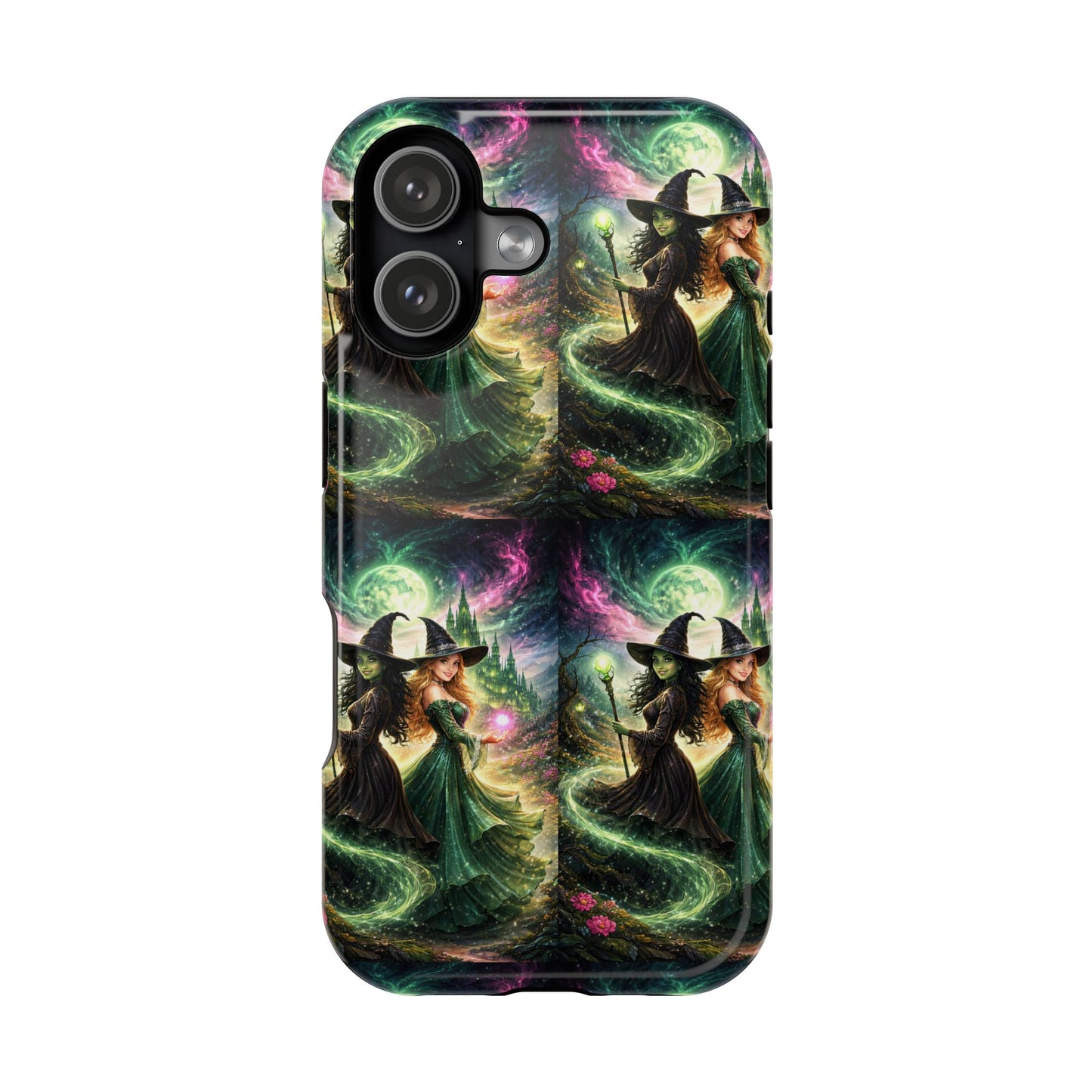 Witchy Moonlight Phone Case — Impact-Resistant Magical Witch Design