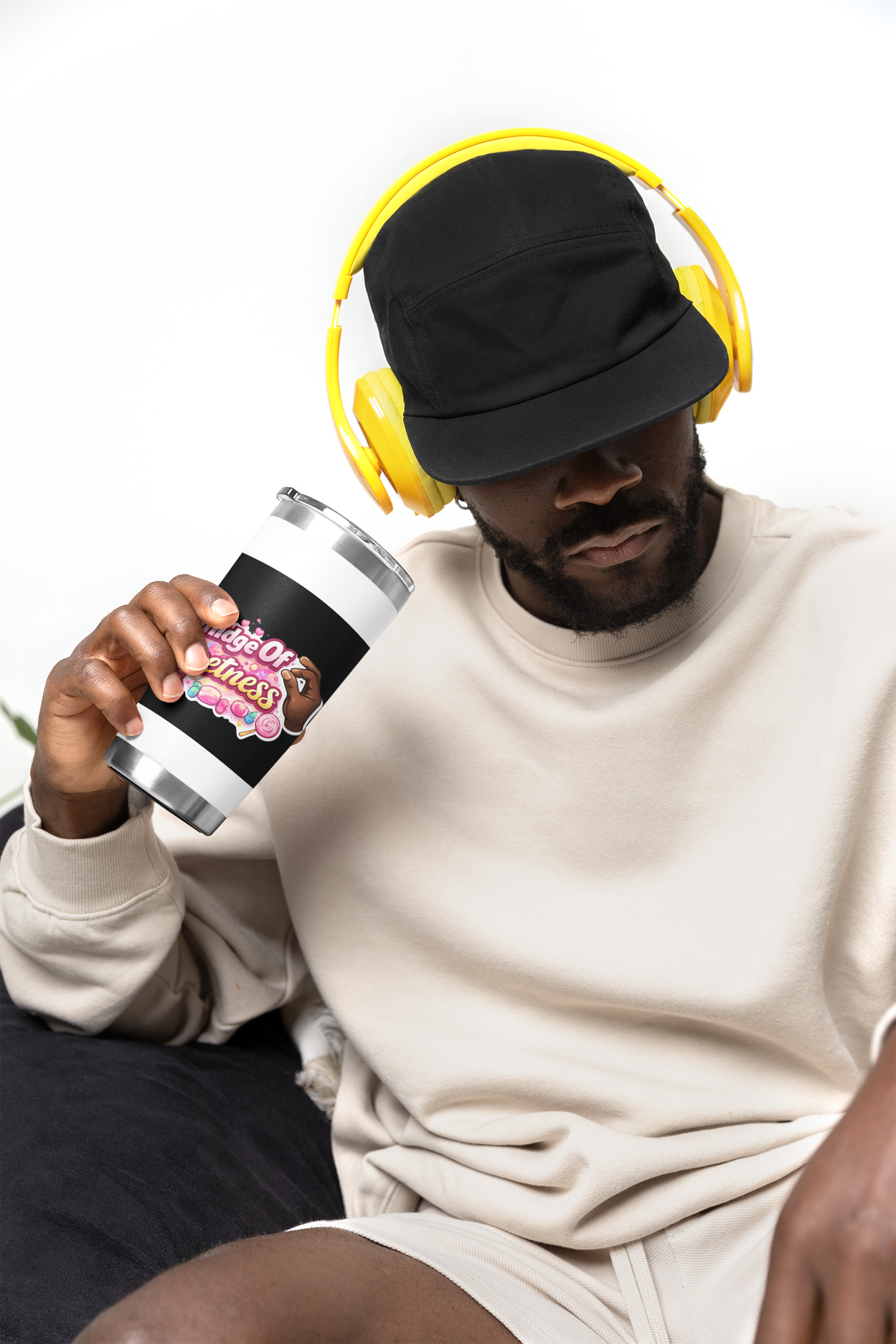 "Clock It" Smidge of Sweetness -20oz Stainless Steel Tumbler