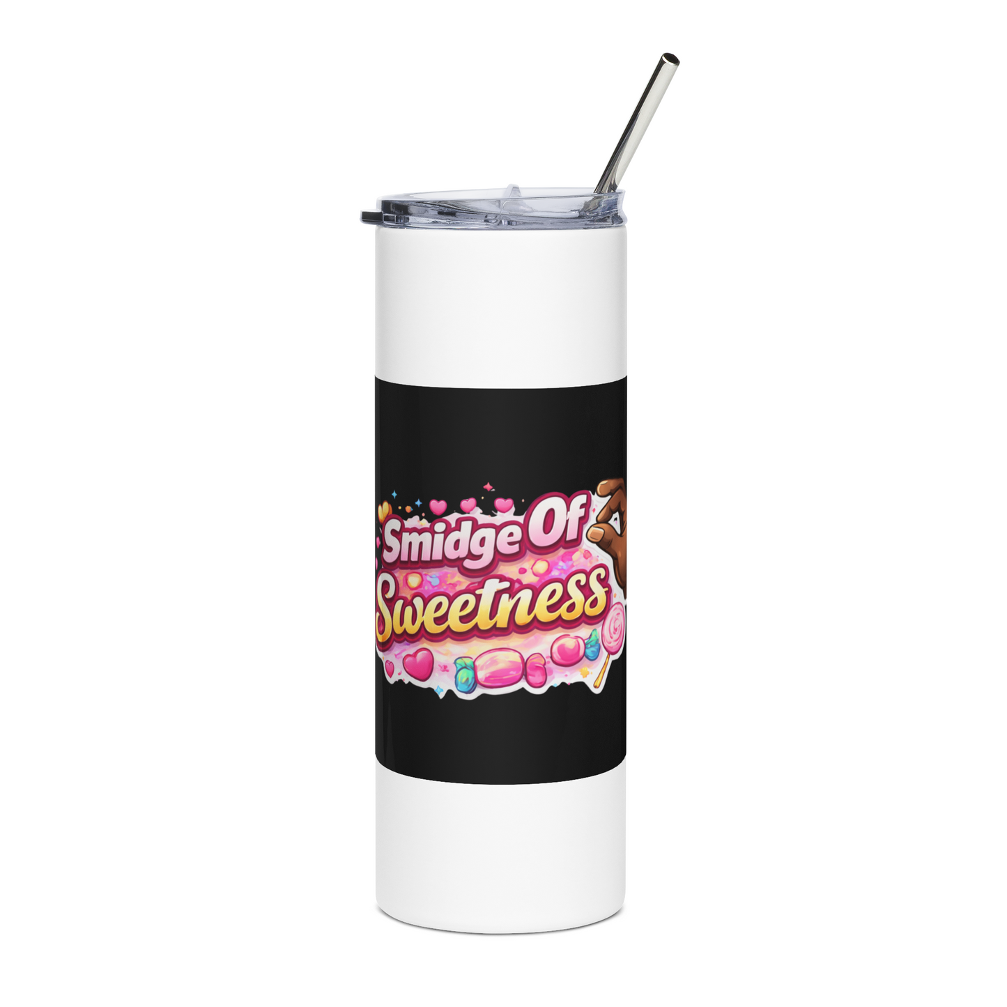 "Clock It" Smidge of Sweetness -20oz Stainless Steel Tumbler