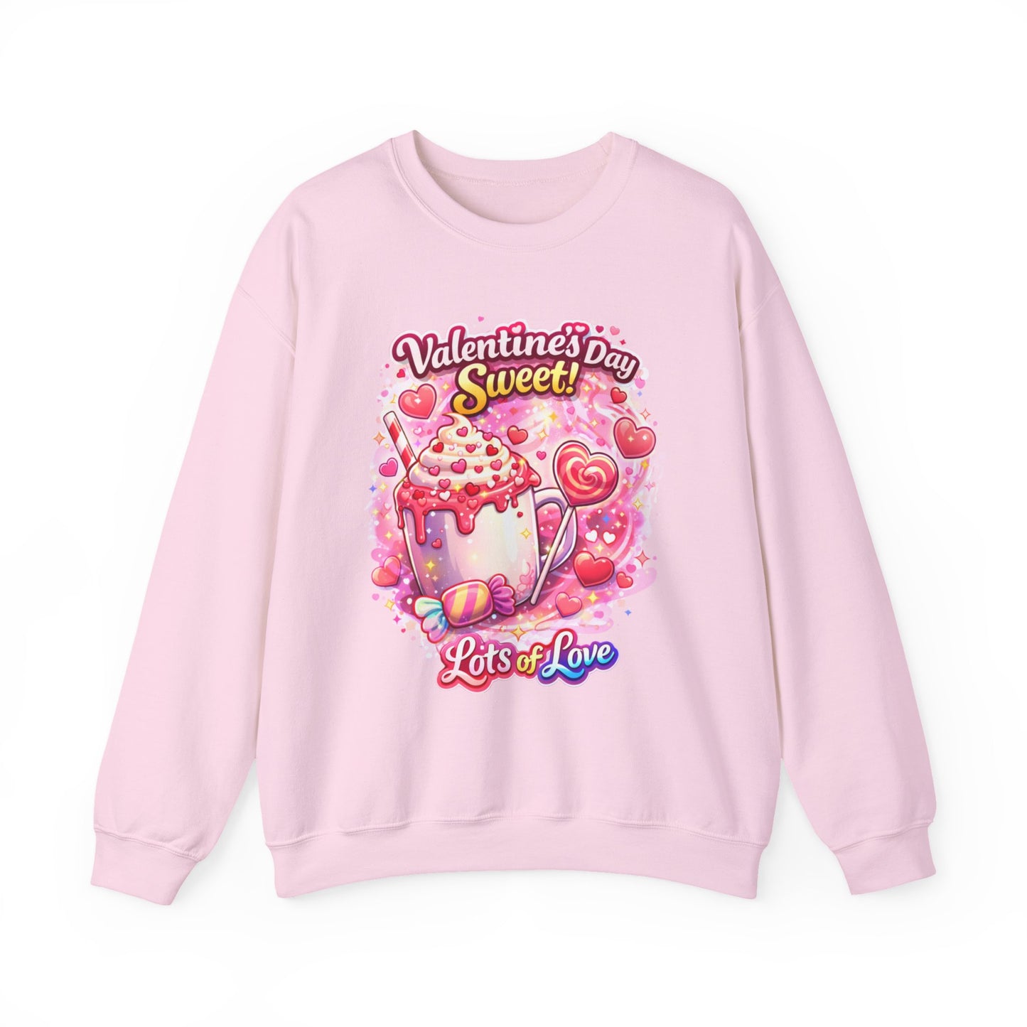 Valentines Day ‘Sweet Treats Themed’ Crewneck Sweatshirt