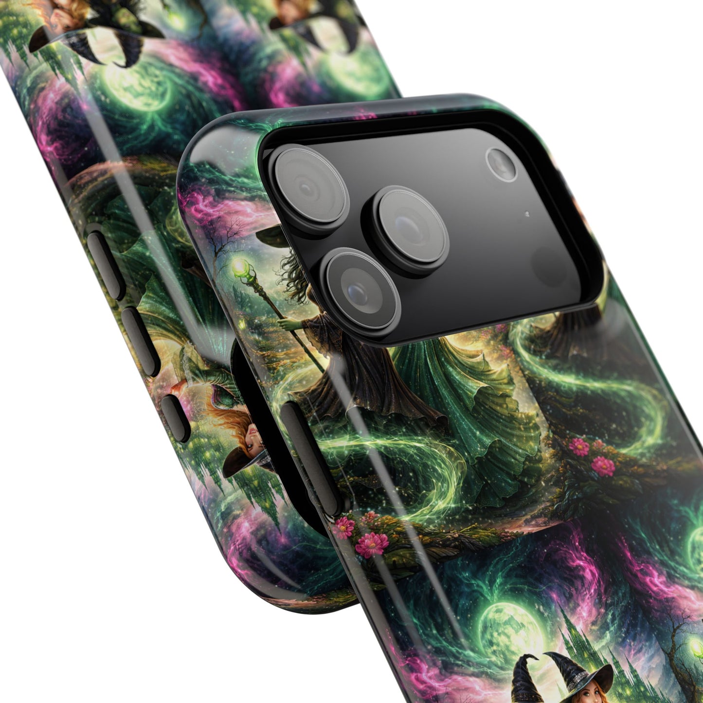 Witchy Moonlight Phone Case — Impact-Resistant Magical Witch Design