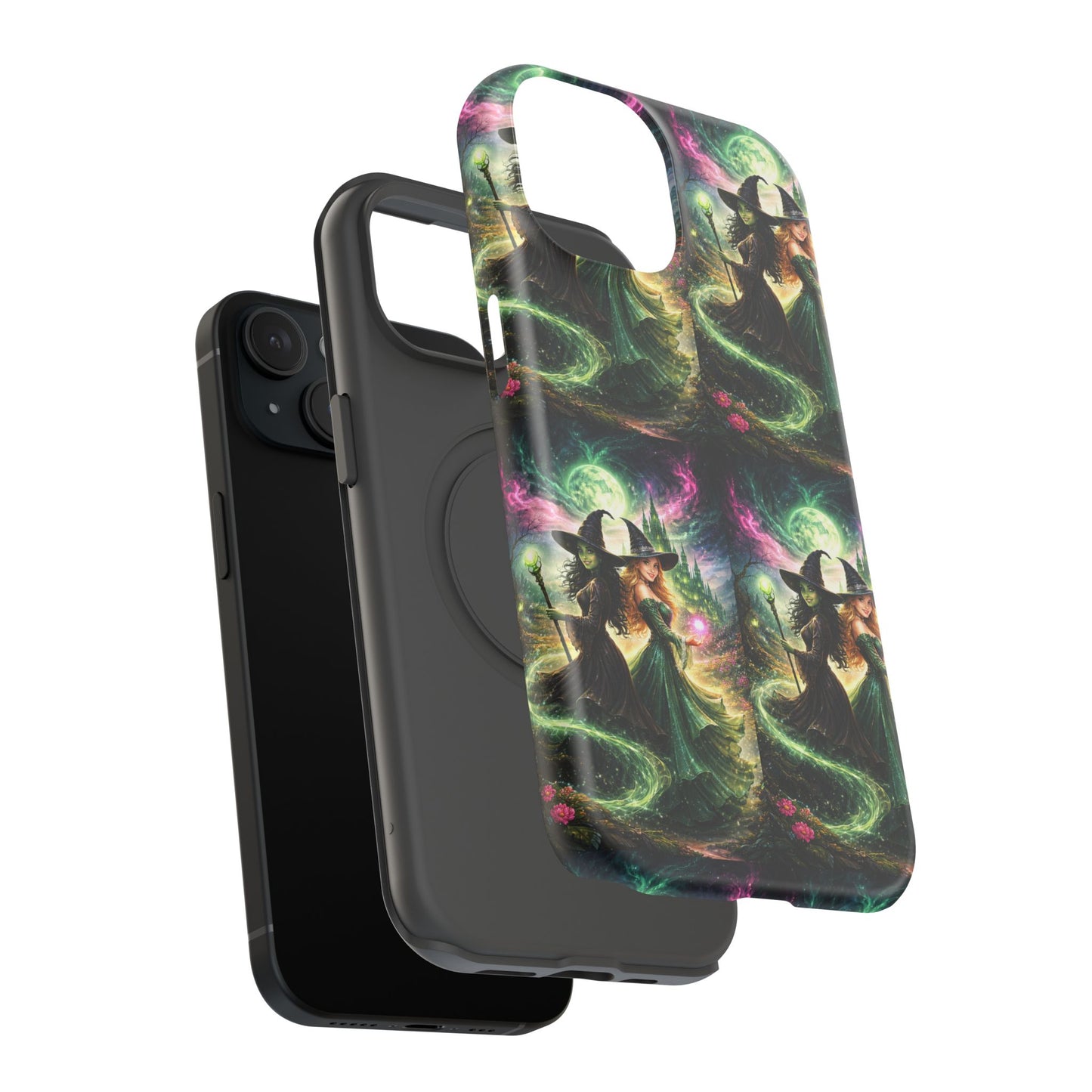 Witchy Moonlight Phone Case — Impact-Resistant Magical Witch Design