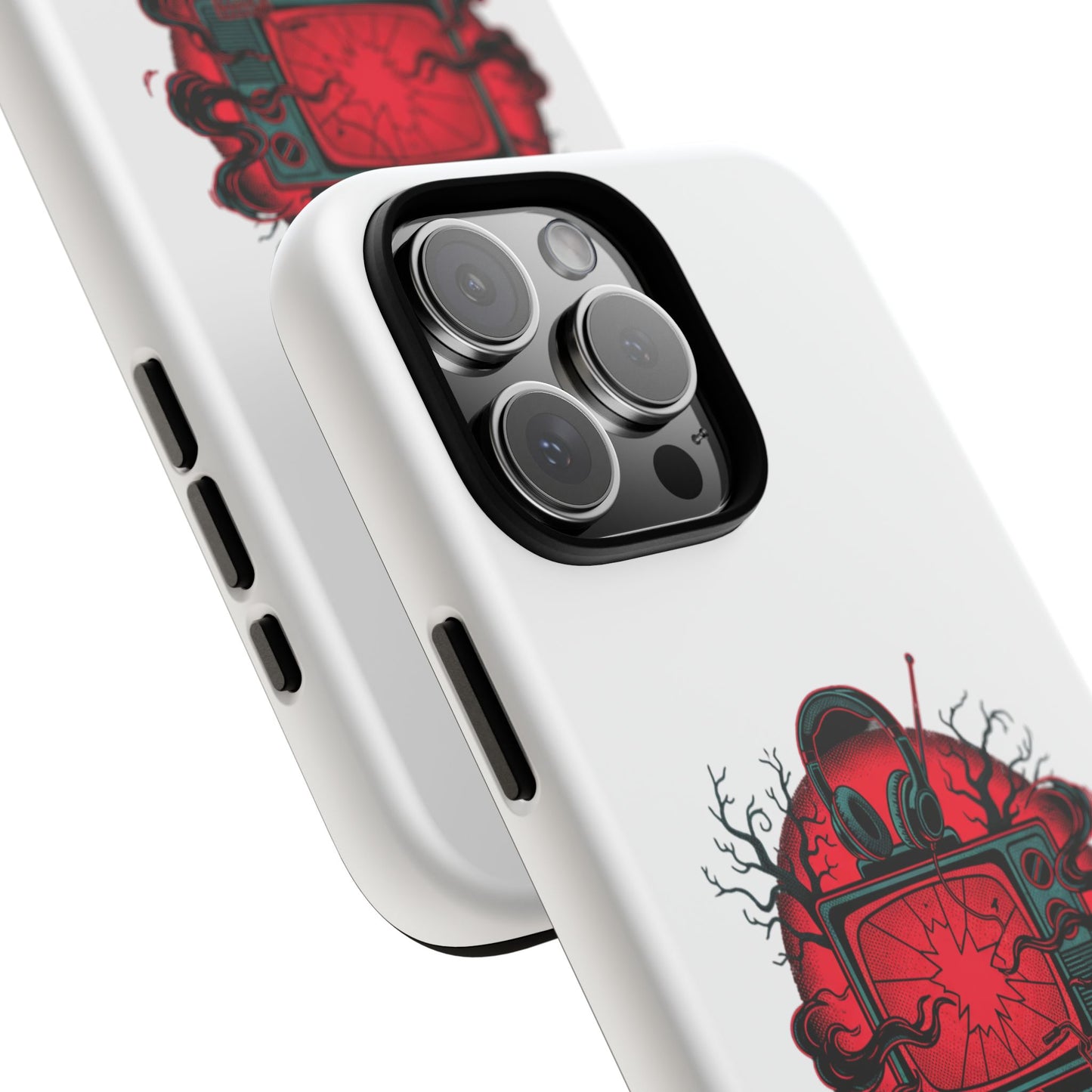 Phone Case — "The Upside Down" Retro Horror Scooter TV Design