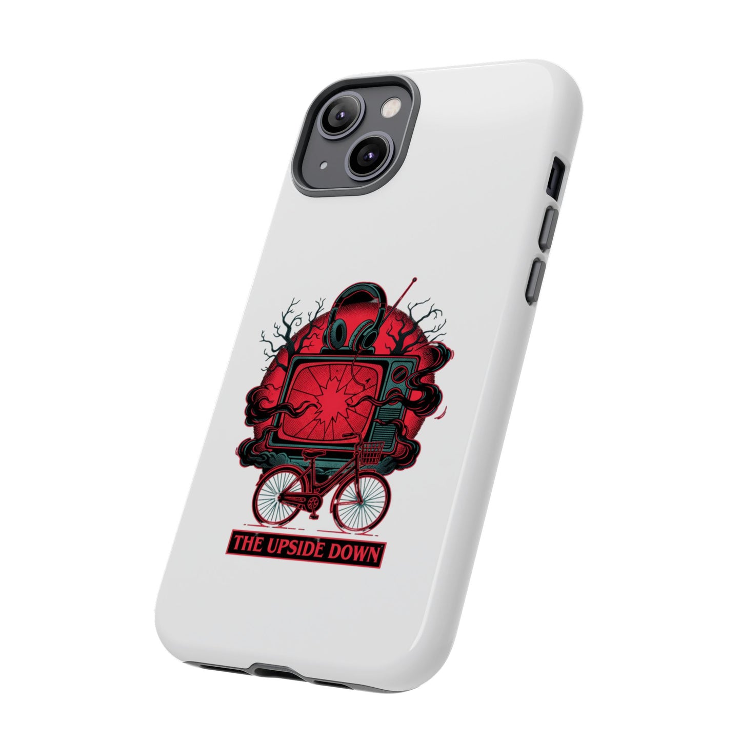 Phone Case — "The Upside Down" Retro Horror Scooter TV Design