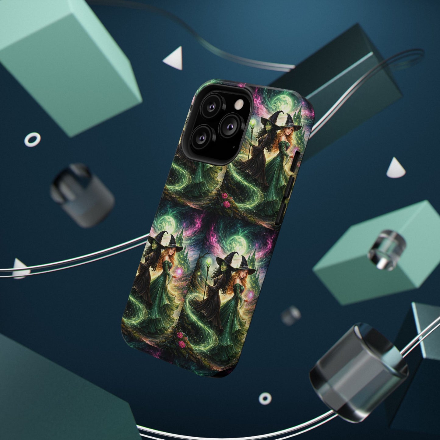 Witchy Moonlight Phone Case — Impact-Resistant Magical Witch Design