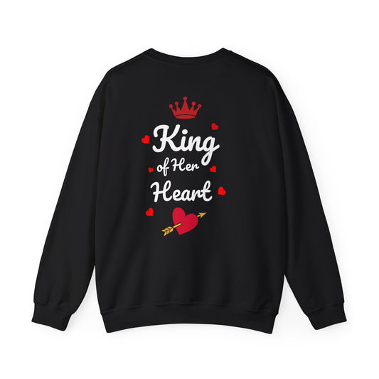 King of Her Heart Crewneck Sweatshirt