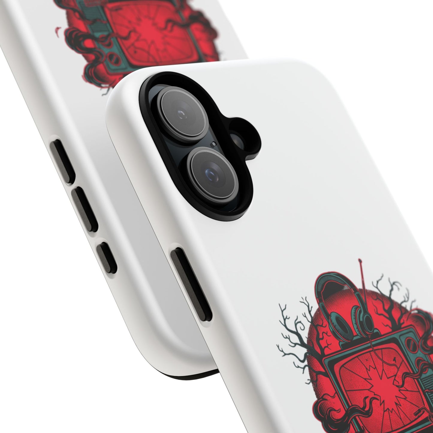 Phone Case — "The Upside Down" Retro Horror Scooter TV Design