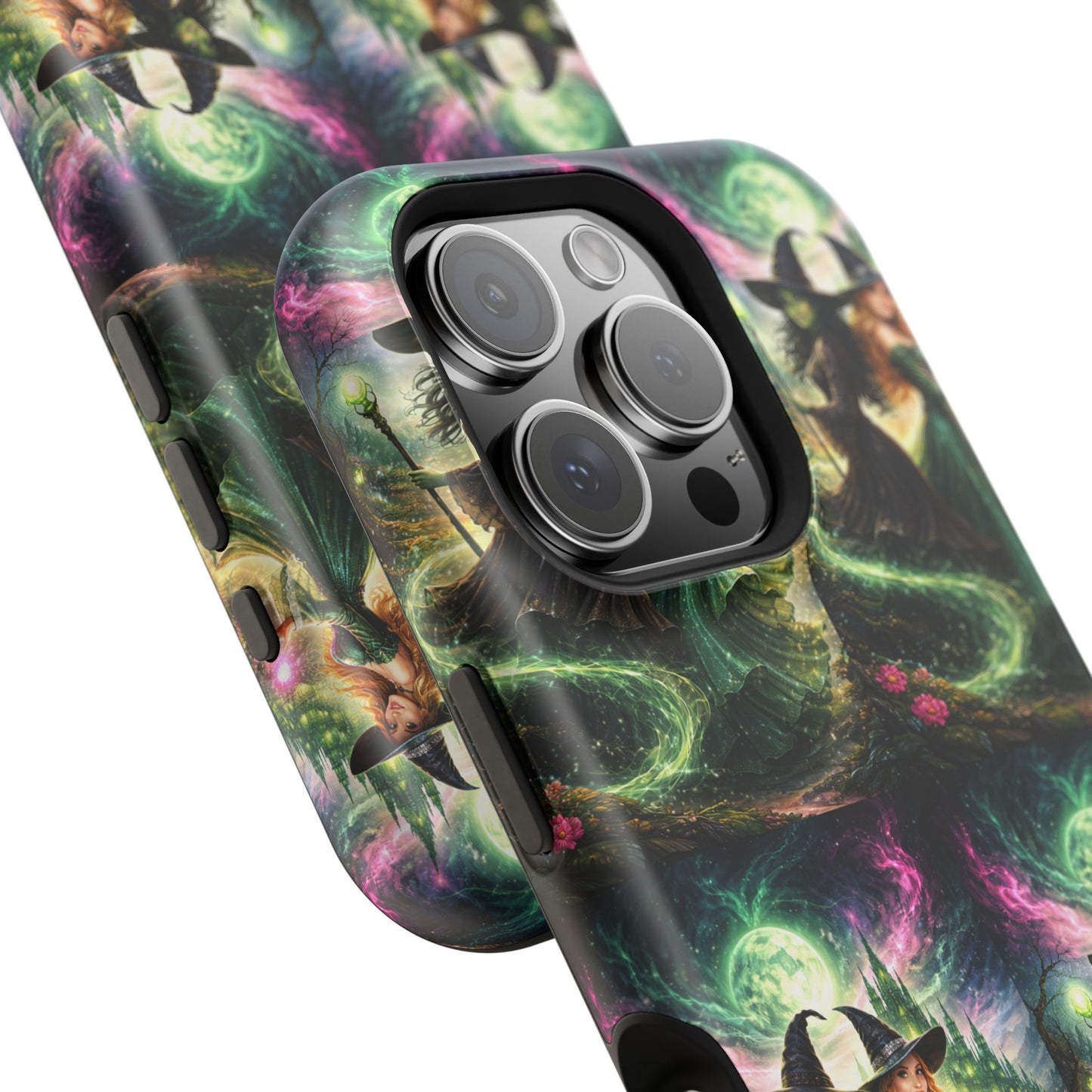 Witchy Moonlight Phone Case — Impact-Resistant Magical Witch Design