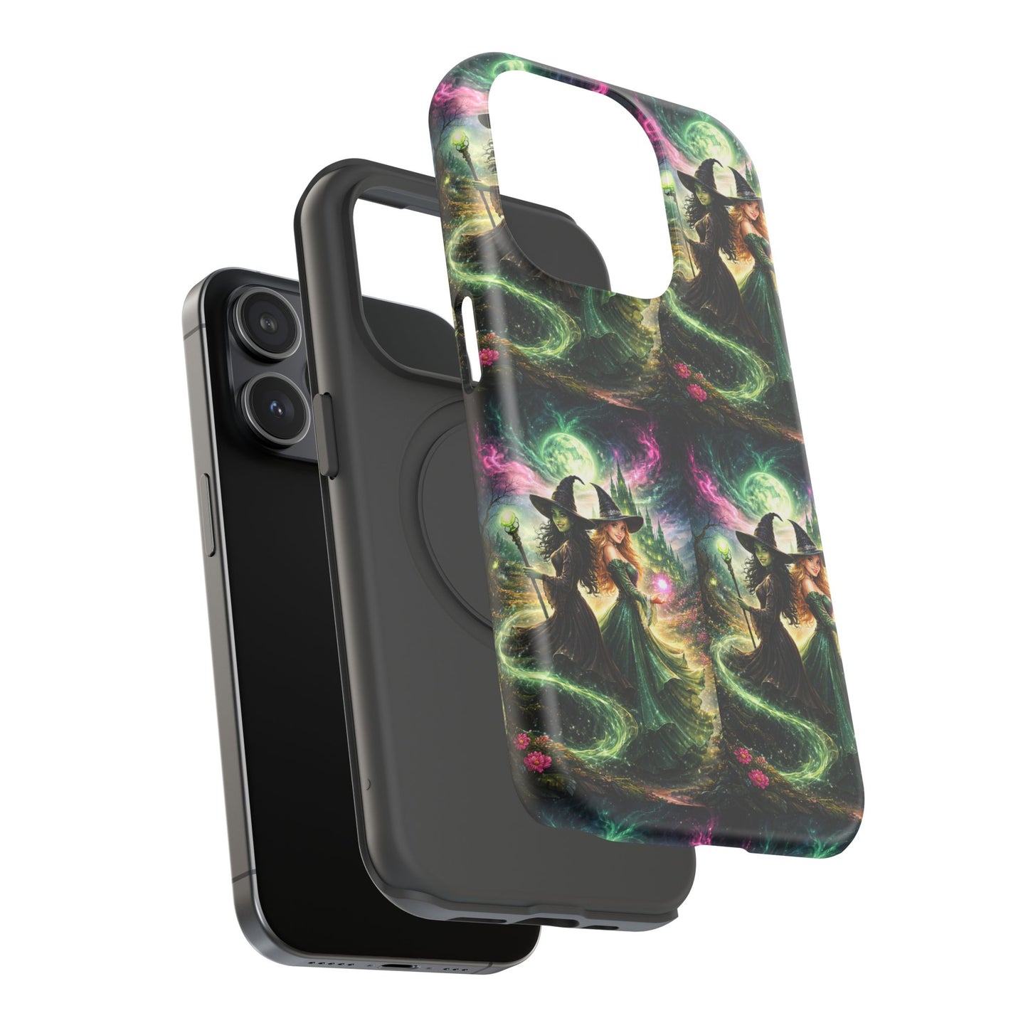 Witchy Moonlight Phone Case — Impact-Resistant Magical Witch Design