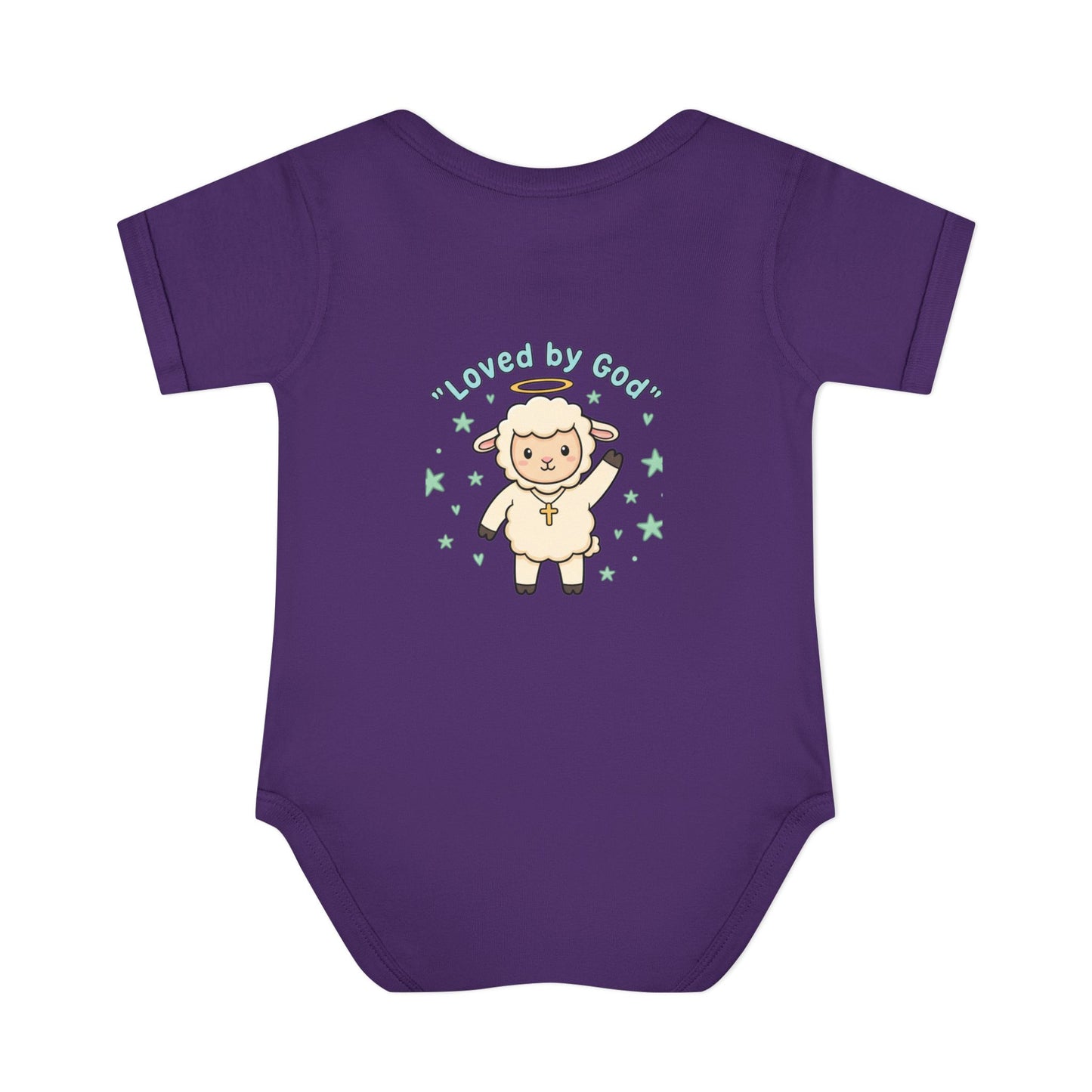 Loved by God Lamb Infant Bodysuit