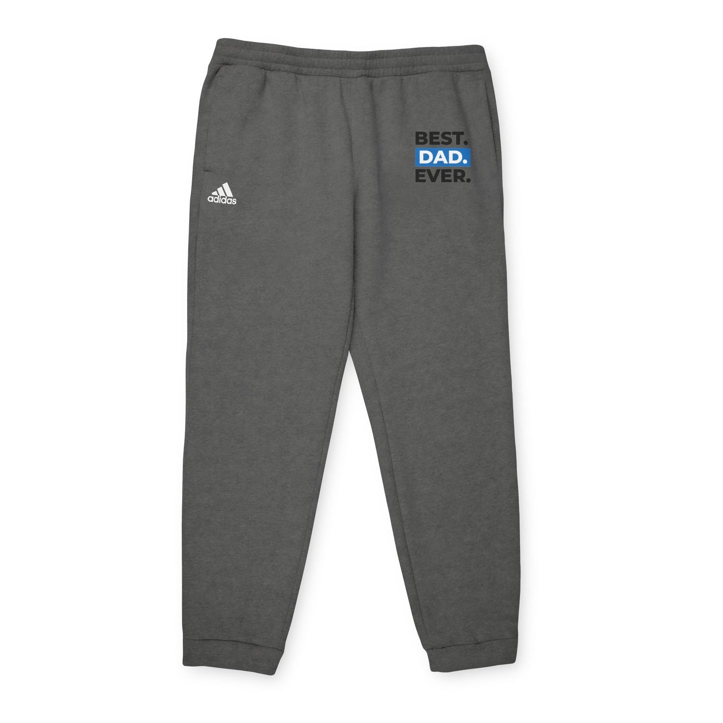 Best Dad Ever Joggers — Men's Gray Fleece Sweatpants