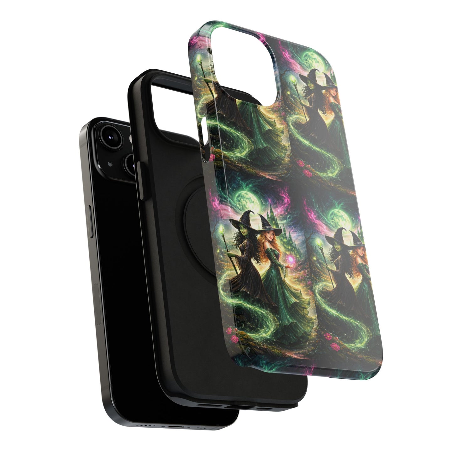 Witchy Moonlight Phone Case — Impact-Resistant Magical Witch Design