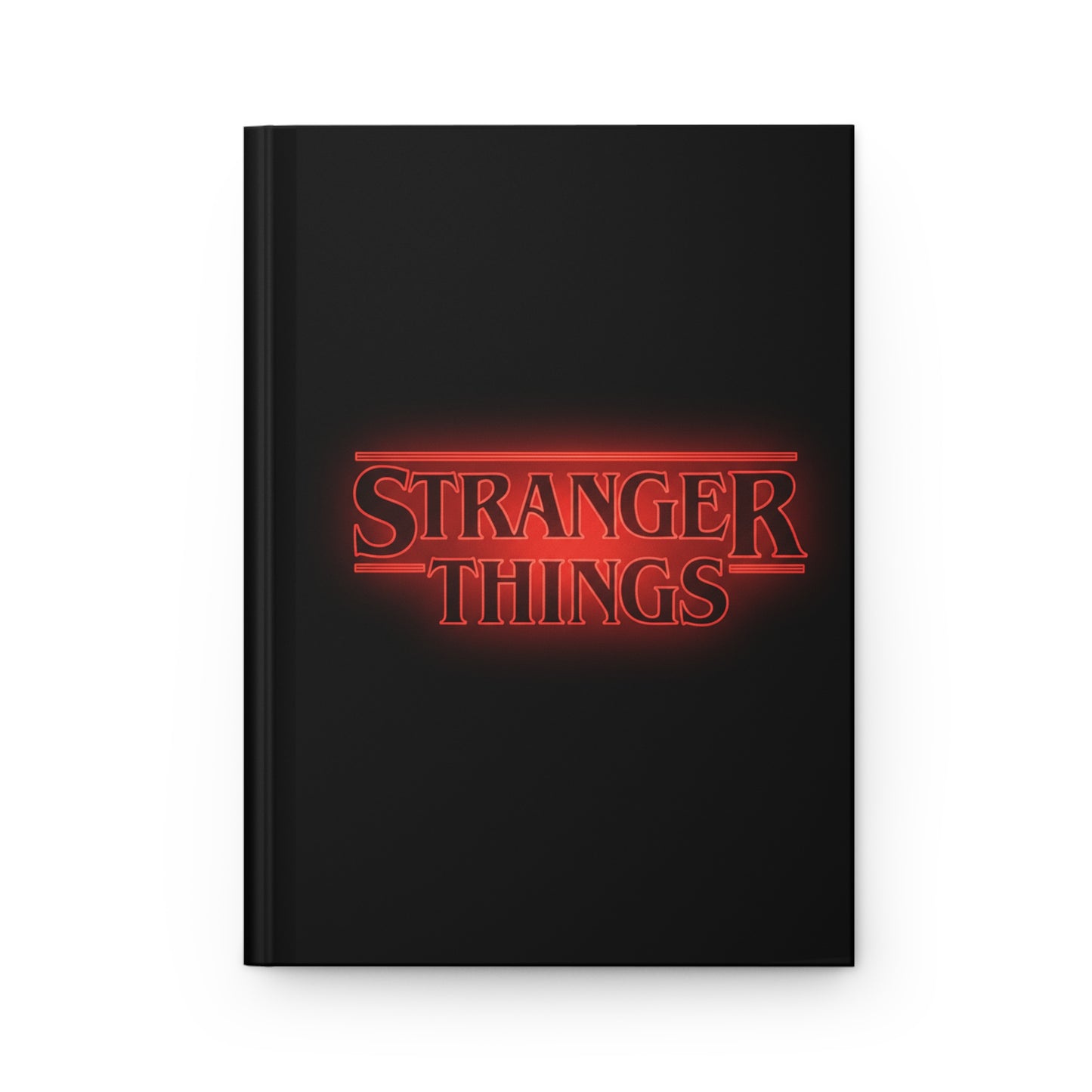 Stranger Things Hardcover Journal — Retro Sci‑Fi Poster Notebook
