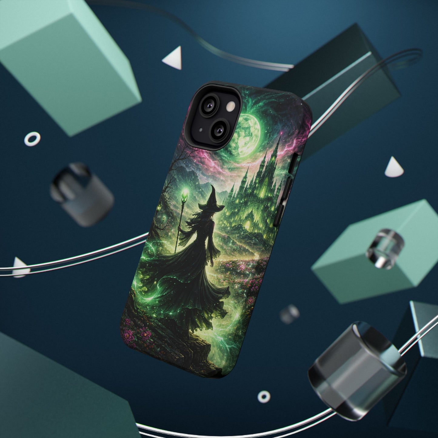 Witchy Moonlight Phone Case — Impact-Resistant Magical Witch Design