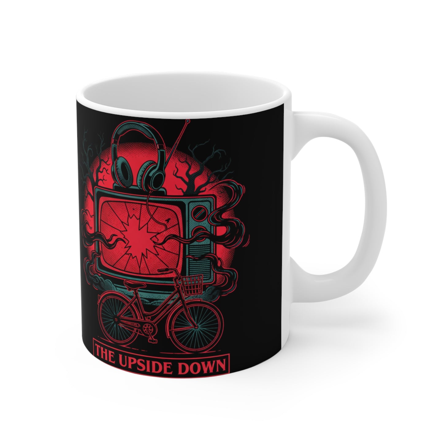 Stranger Things Logo 11oz Coffee Mug — Retro Netflix Horror Fan Gift