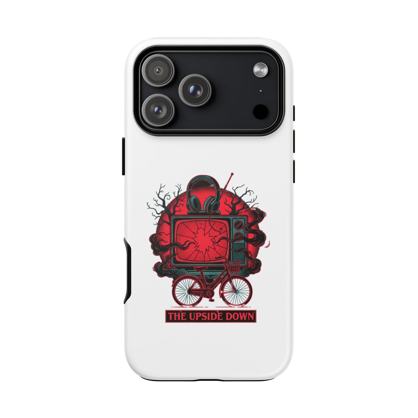 Phone Case — "The Upside Down" Retro Horror Scooter TV Design