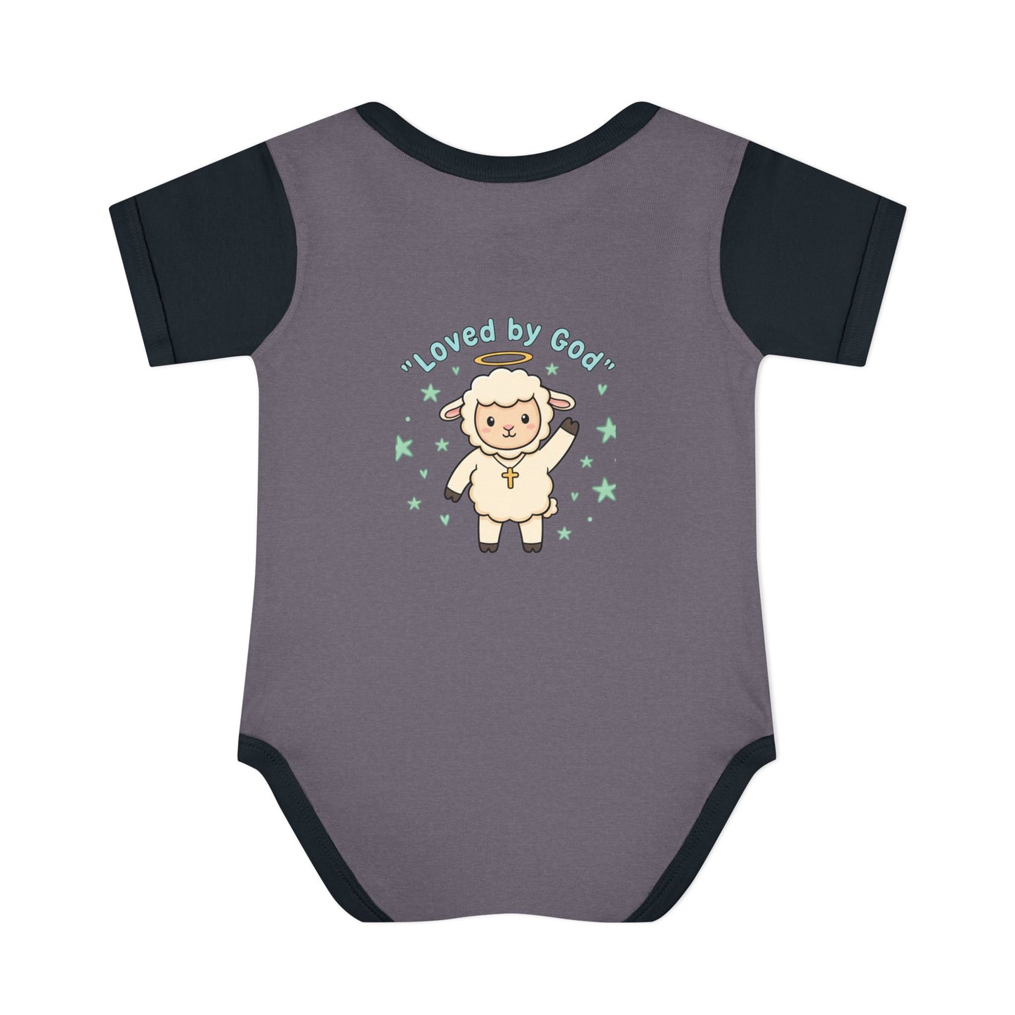 Loved by God Lamb Infant Bodysuit