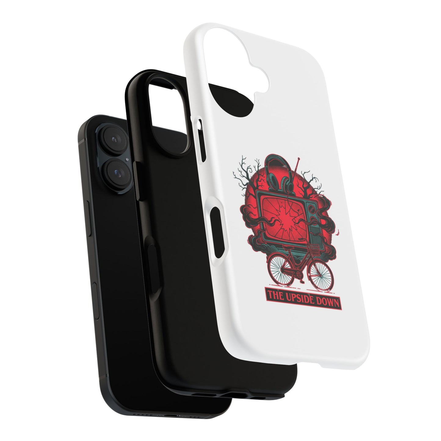 Phone Case — "The Upside Down" Retro Horror Scooter TV Design