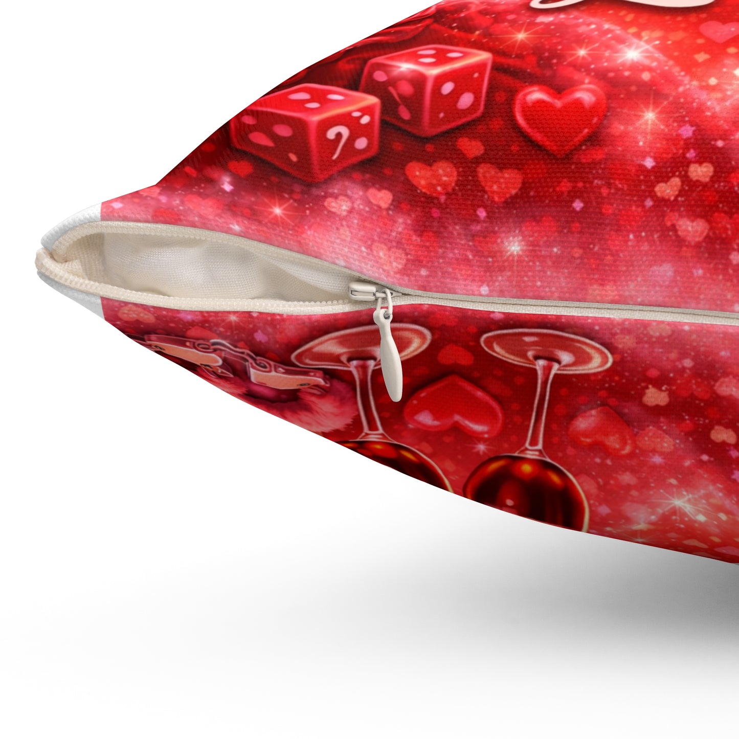 Flirt Frist Snuggle Later - Valentine’s Day Romantic Throw Pillow