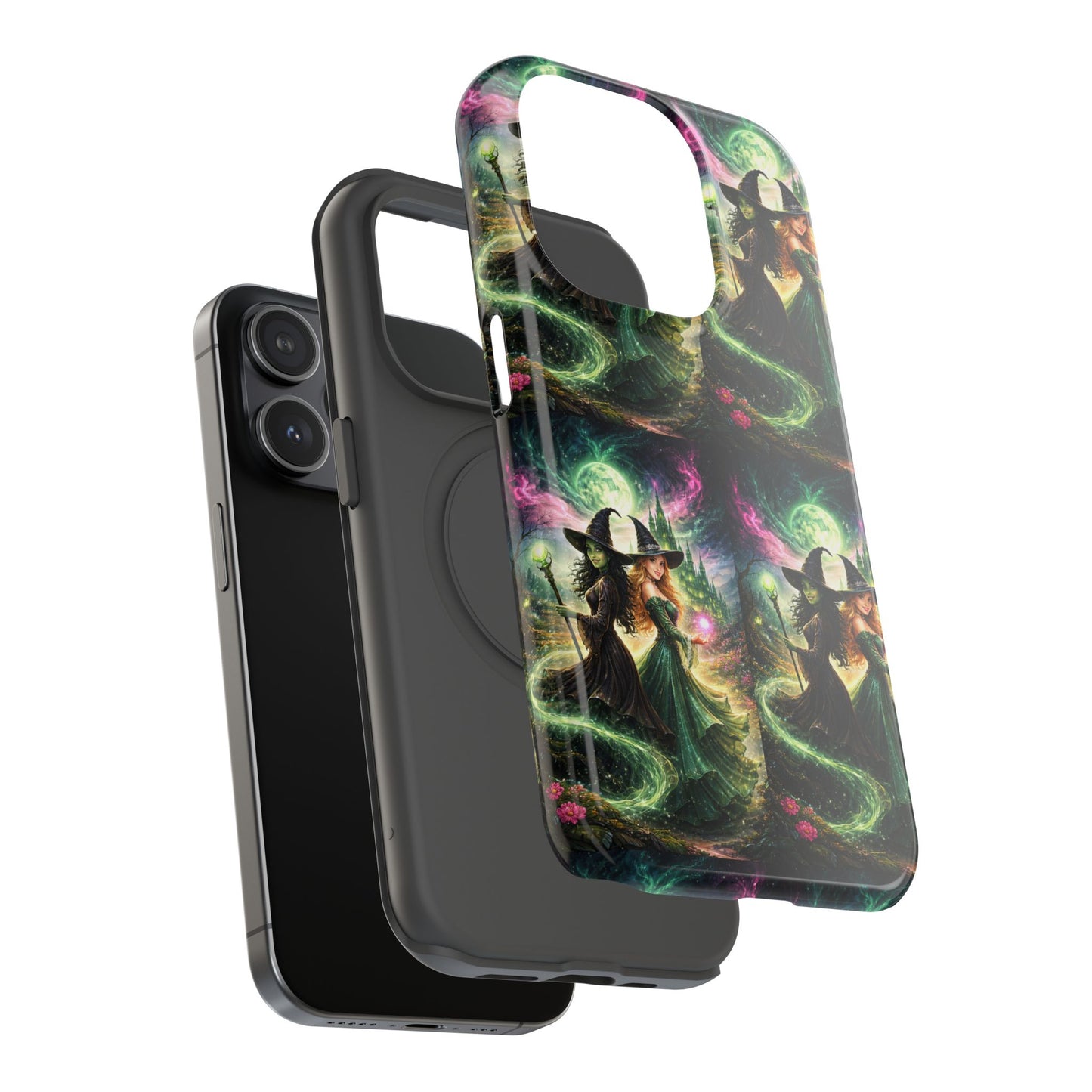 Witchy Moonlight Phone Case — Impact-Resistant Magical Witch Design