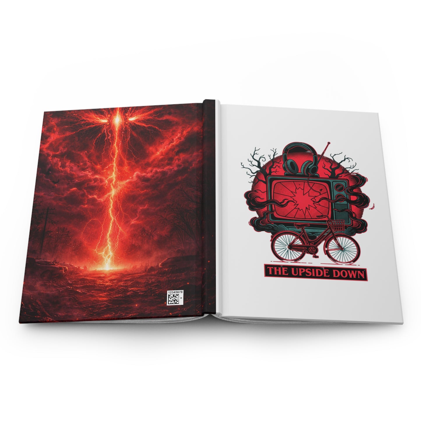 Copy of Copy of Stranger Things Hardcover Journal — Retro Sci‑Fi Poster Notebook