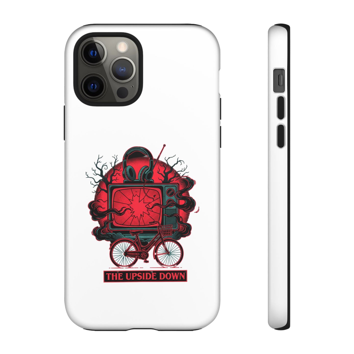 Phone Case — "The Upside Down" Retro Horror Scooter TV Design