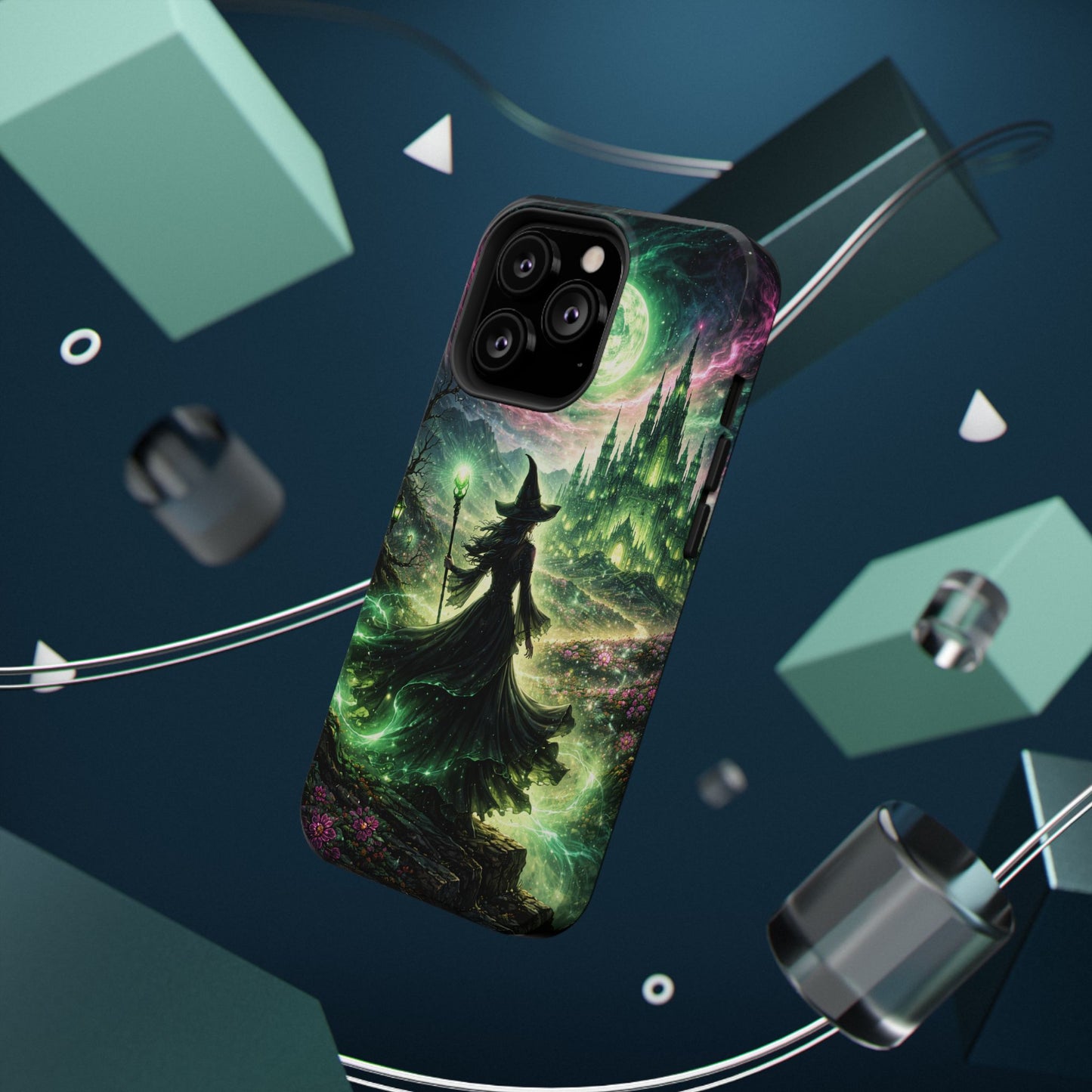 Witchy Moonlight Phone Case — Impact-Resistant Magical Witch Design