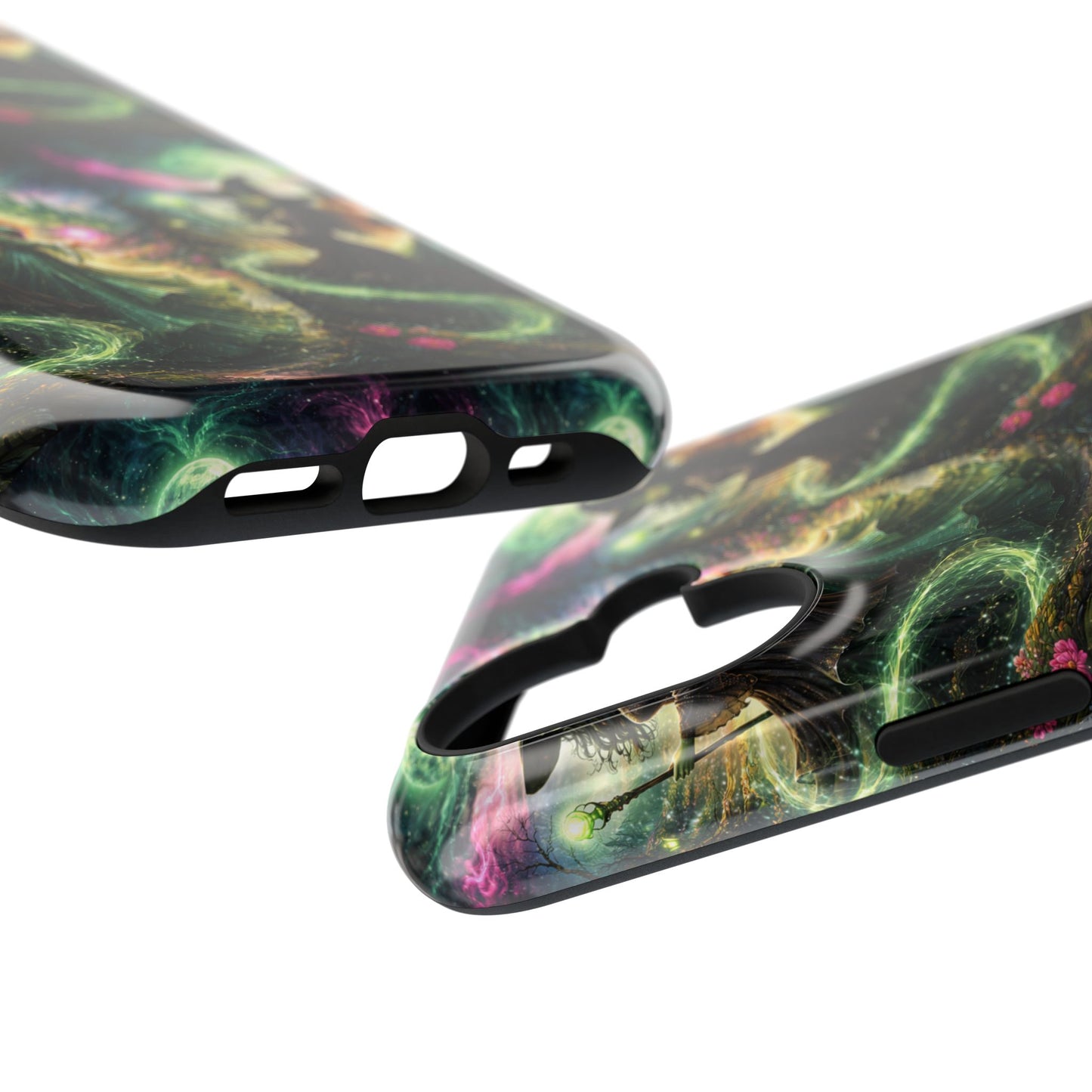 Witchy Moonlight Phone Case — Impact-Resistant Magical Witch Design