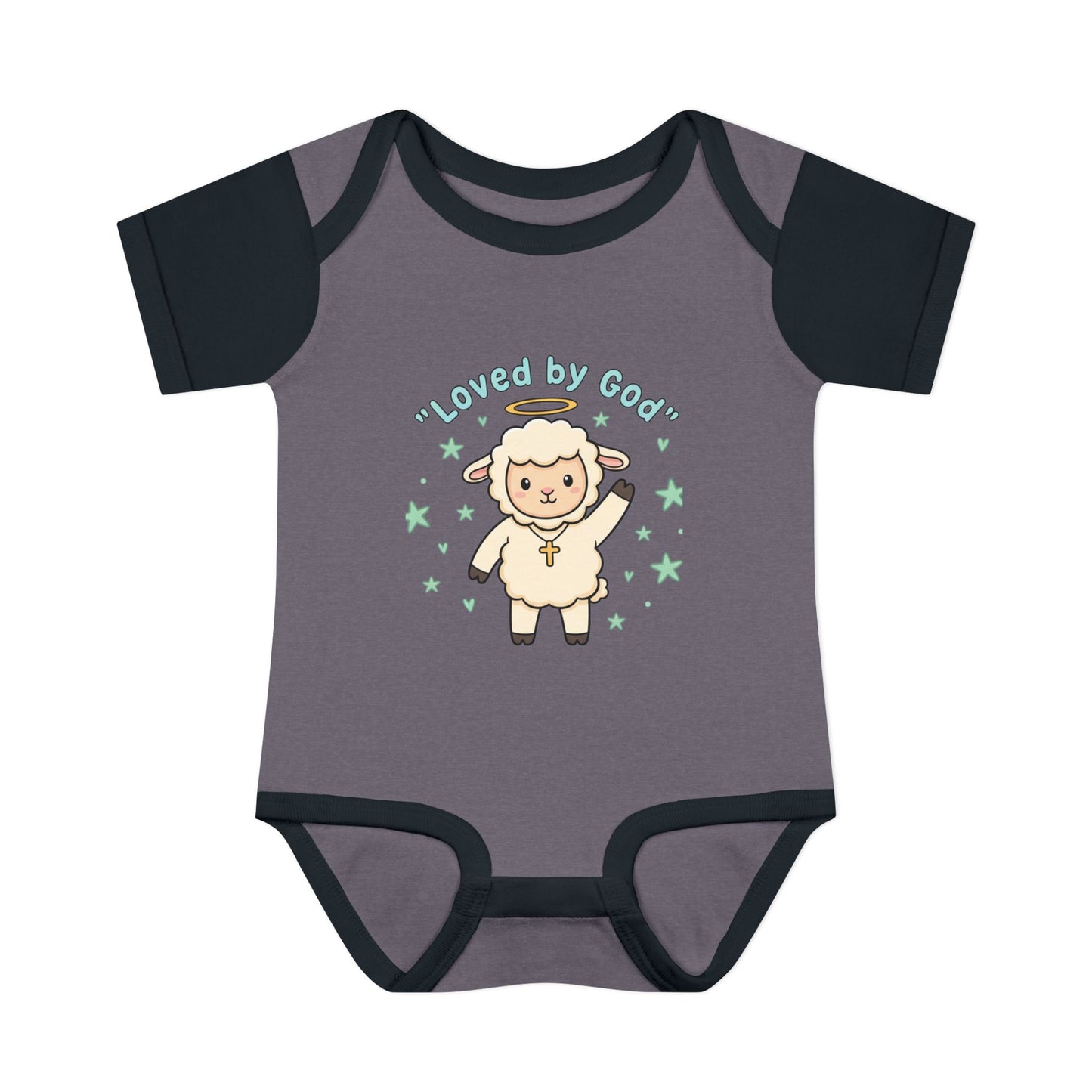 Loved by God Lamb Infant Bodysuit