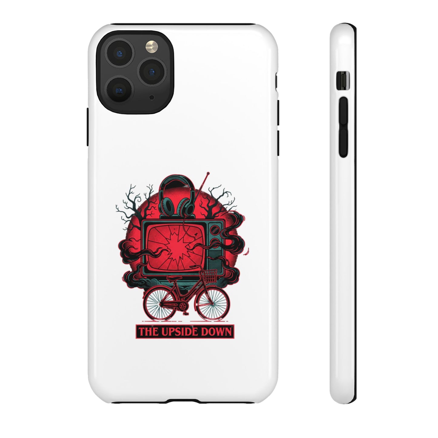 Phone Case — "The Upside Down" Retro Horror Scooter TV Design