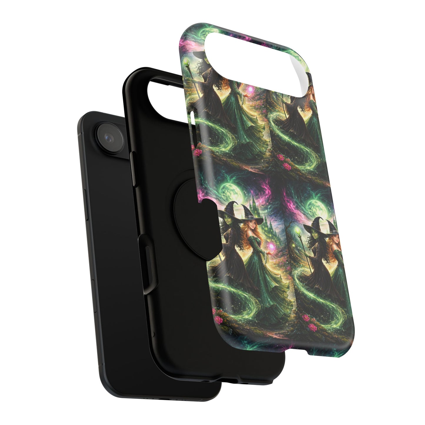 Witchy Moonlight Phone Case — Impact-Resistant Magical Witch Design