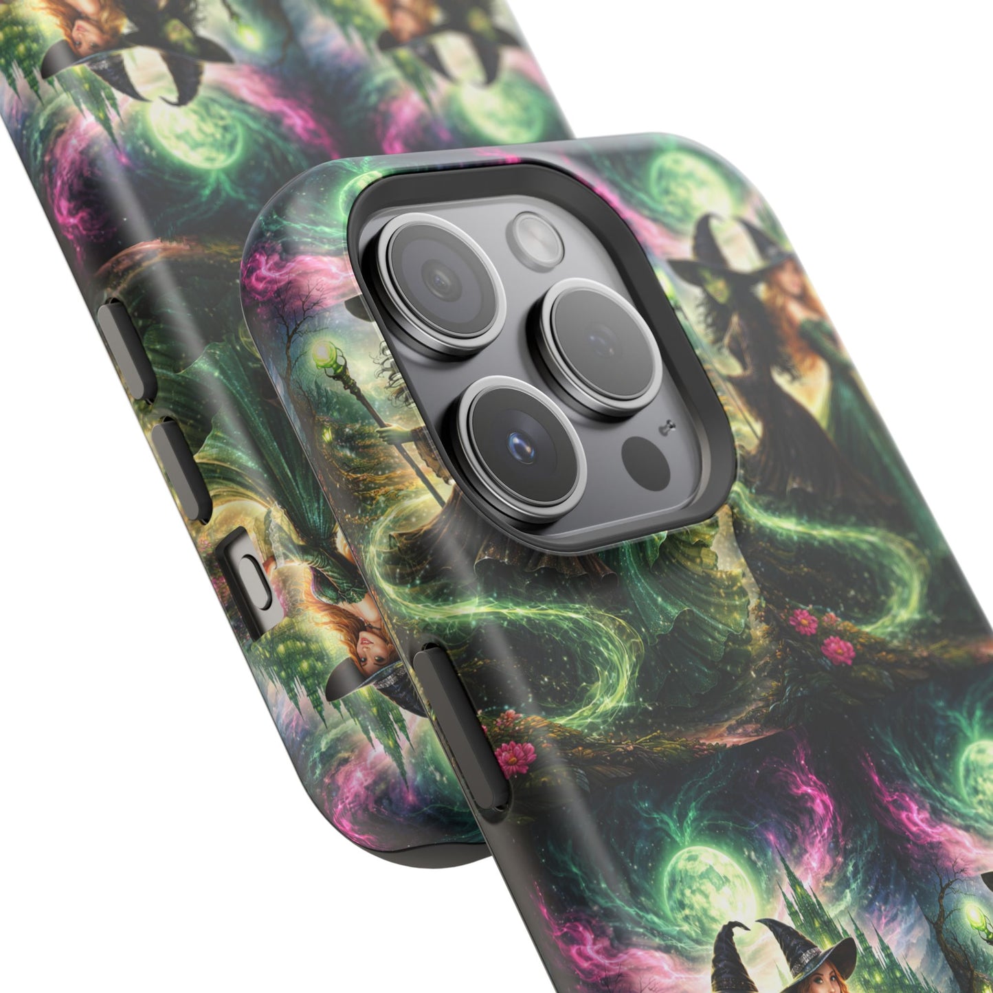 Witchy Moonlight Phone Case — Impact-Resistant Magical Witch Design