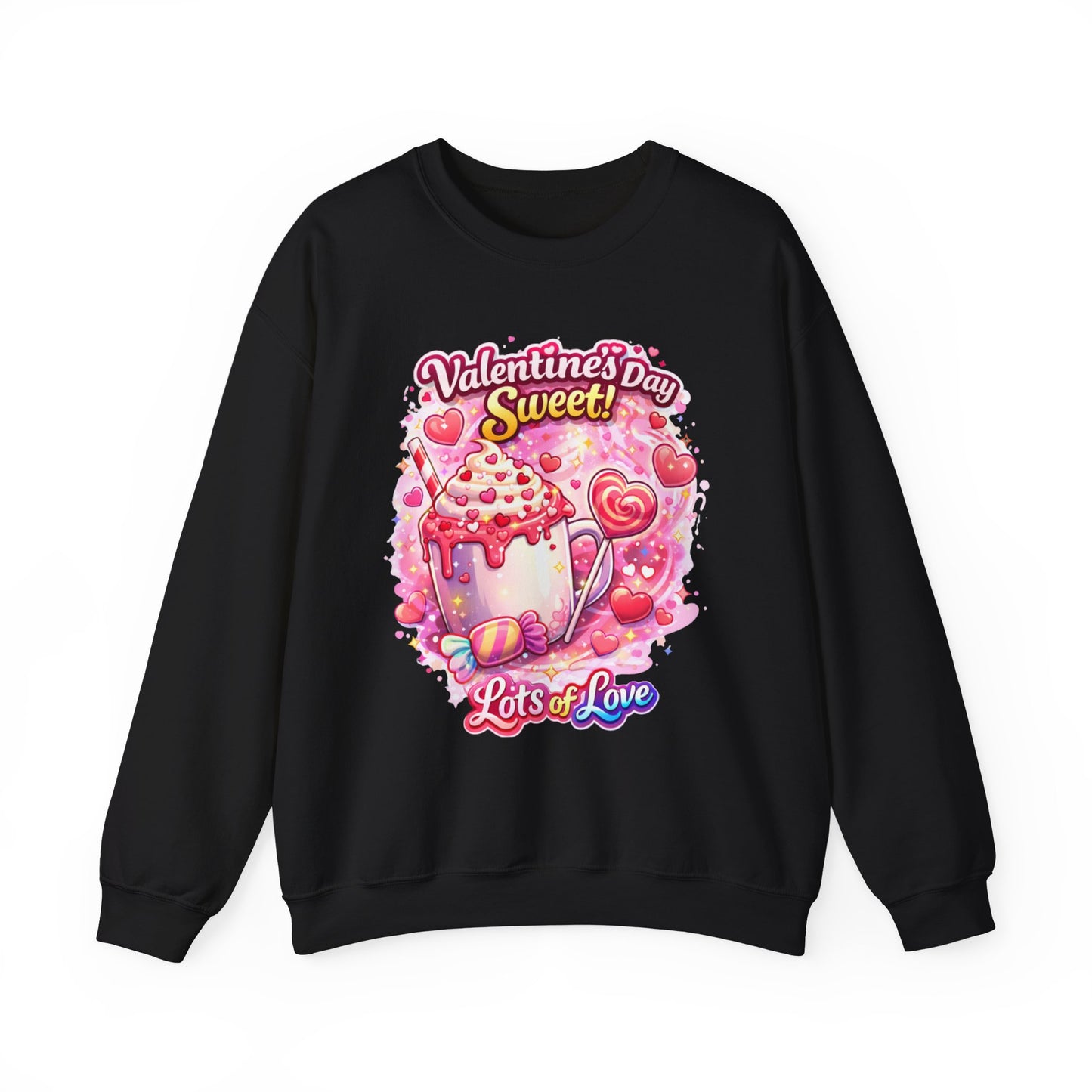 Valentines Day ‘Sweet Treats Themed’ Crewneck Sweatshirt