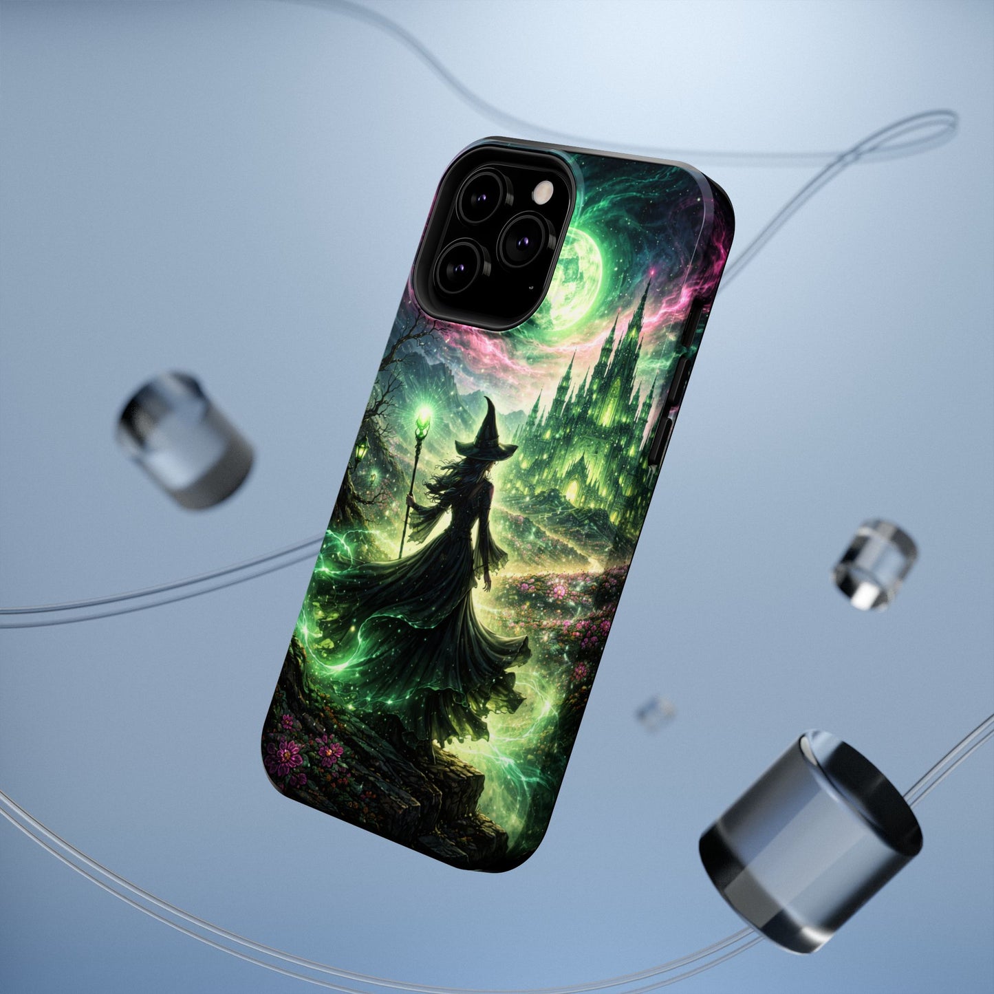 Witchy Moonlight Phone Case — Impact-Resistant Magical Witch Design