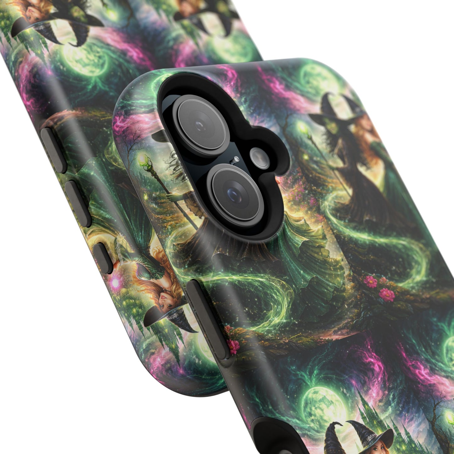 Witchy Moonlight Phone Case — Impact-Resistant Magical Witch Design