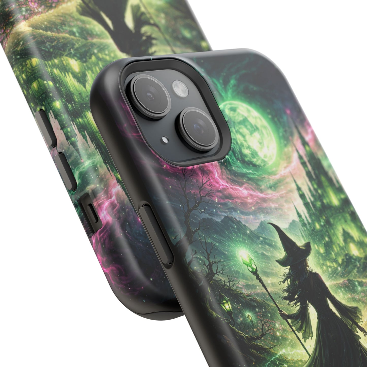 Witchy Moonlight Phone Case — Impact-Resistant Magical Witch Design