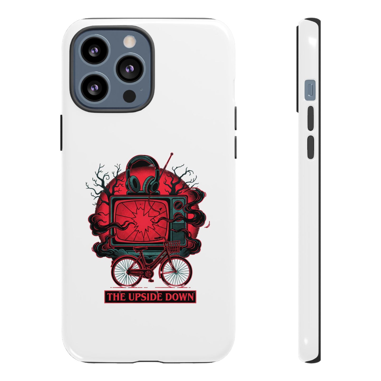 Phone Case — "The Upside Down" Retro Horror Scooter TV Design