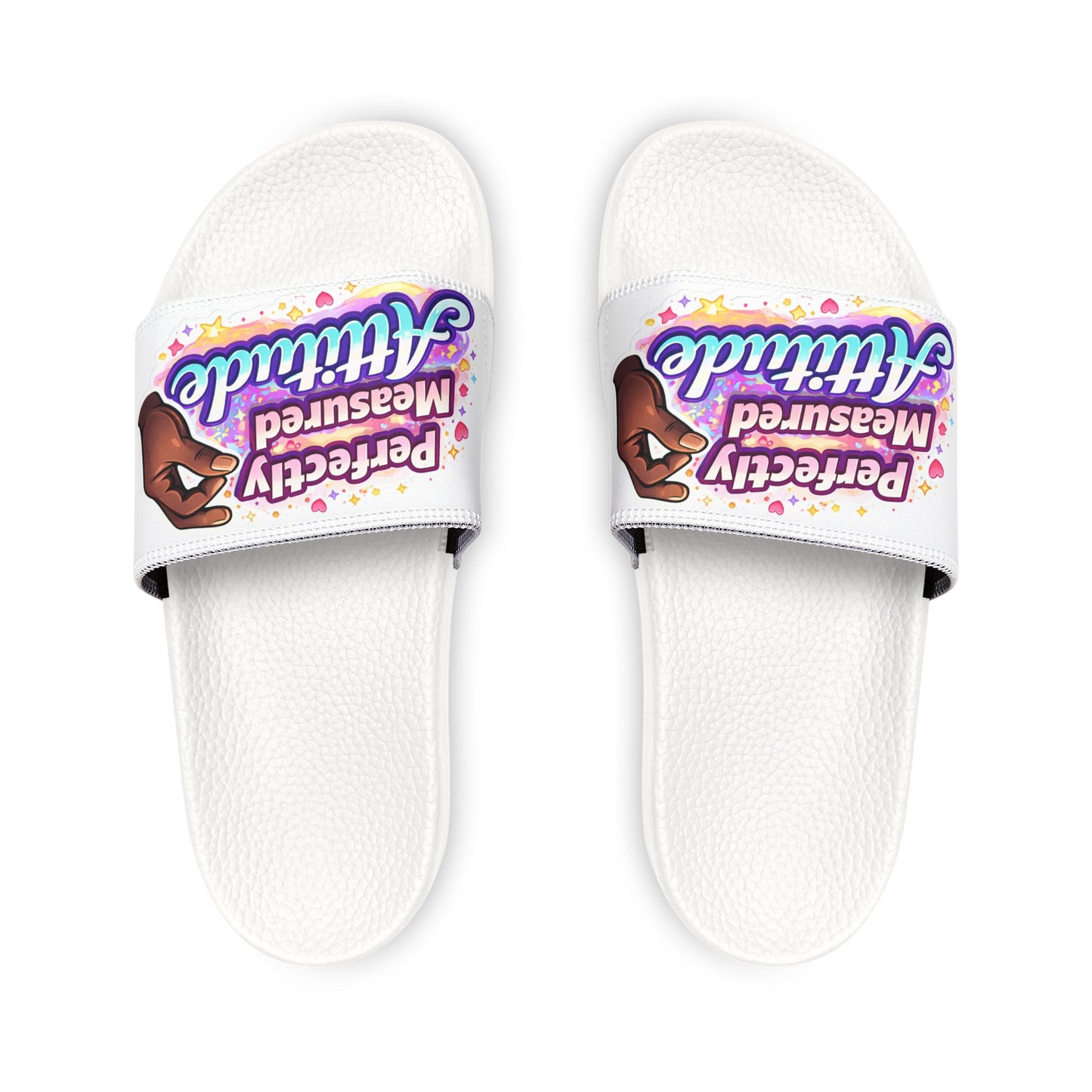 Women's Slide Sandals — "Perfectly Measured Attitude" Removable-Strap Slides